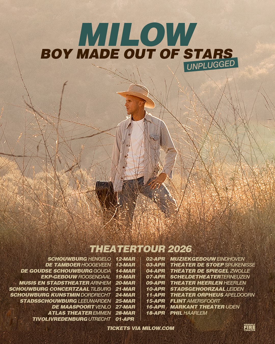 Milow Tour Poster